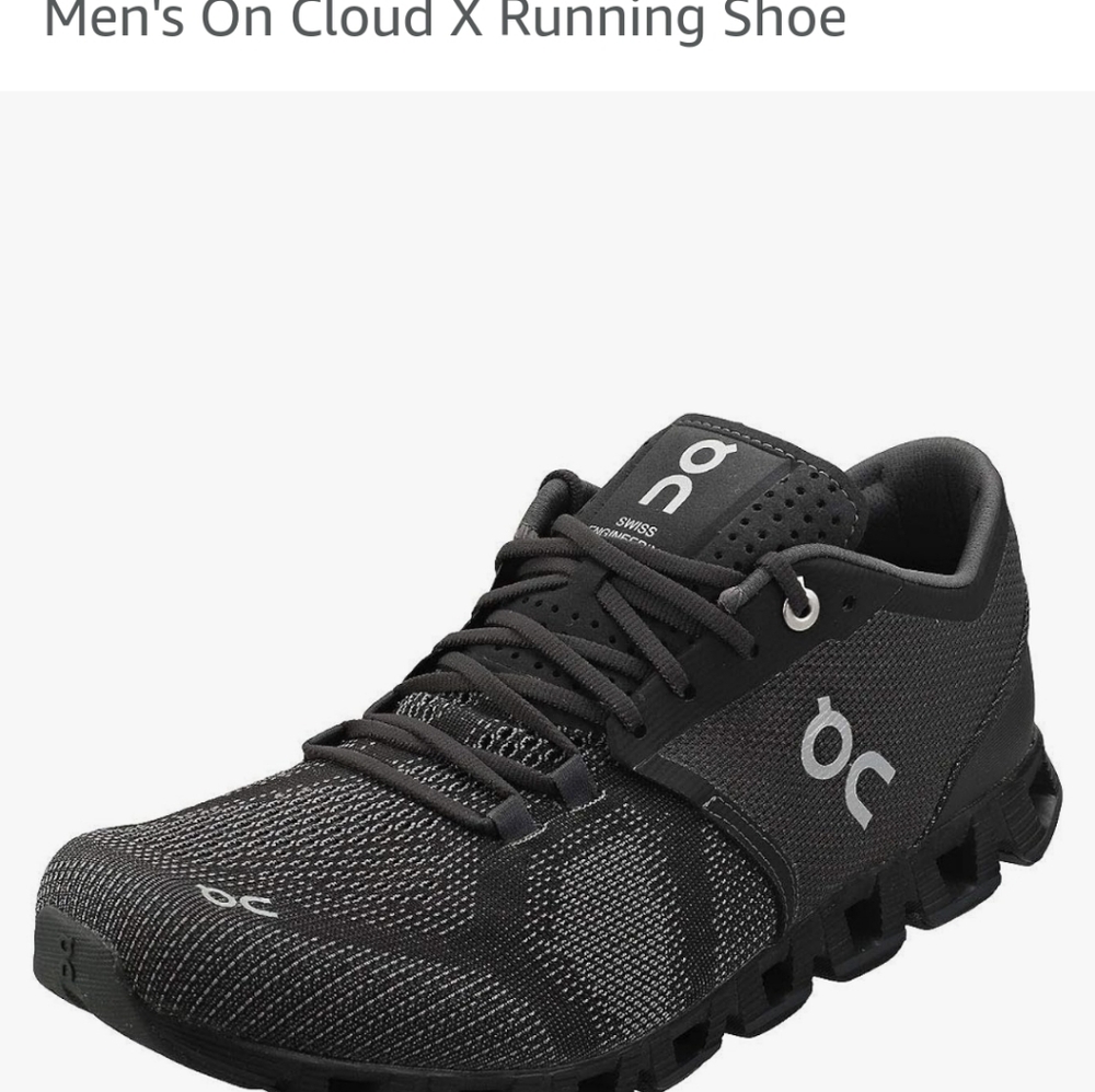 ON CLOUD X RUNNING SNEAKER. New without box.